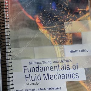 fundamentals of fluid mechanics 9th 판매