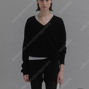 낫띵리튼 Hany cashmere knit (Black) S사이즈