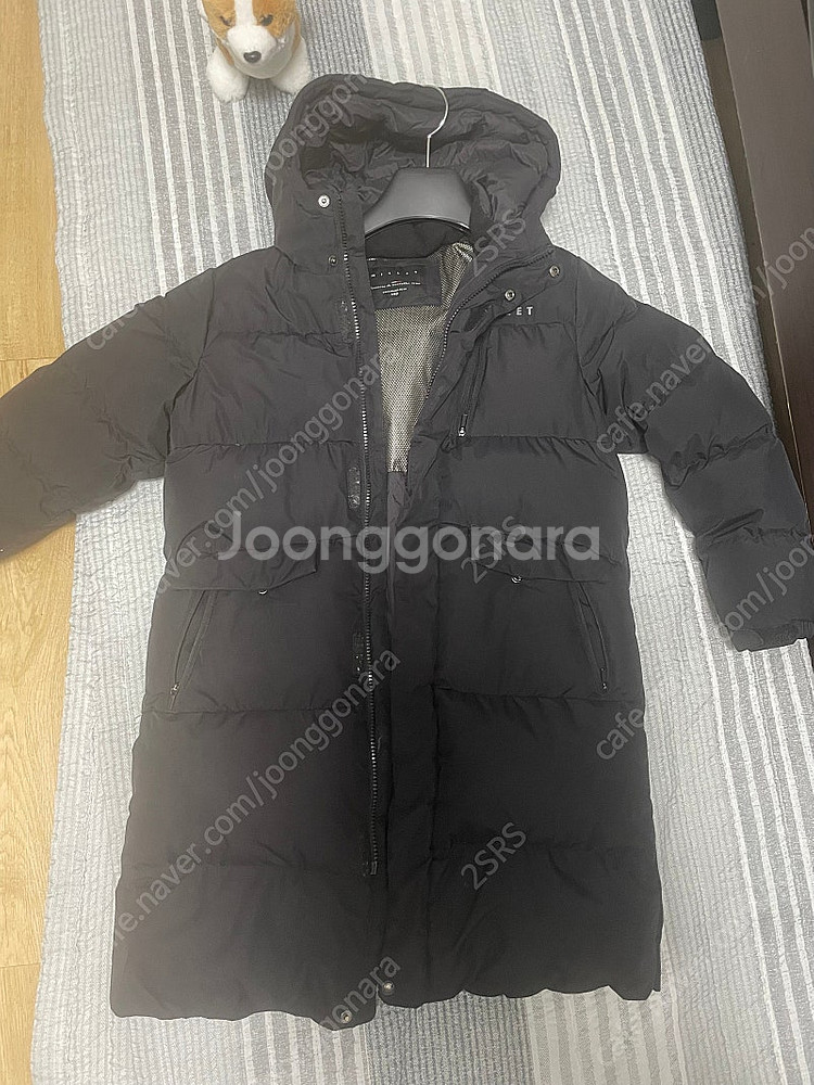 밀레 롱패딩 140 블랙--0