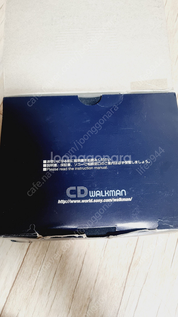 소니 CD 워크맨 D-E880 부품용 박스포함--1