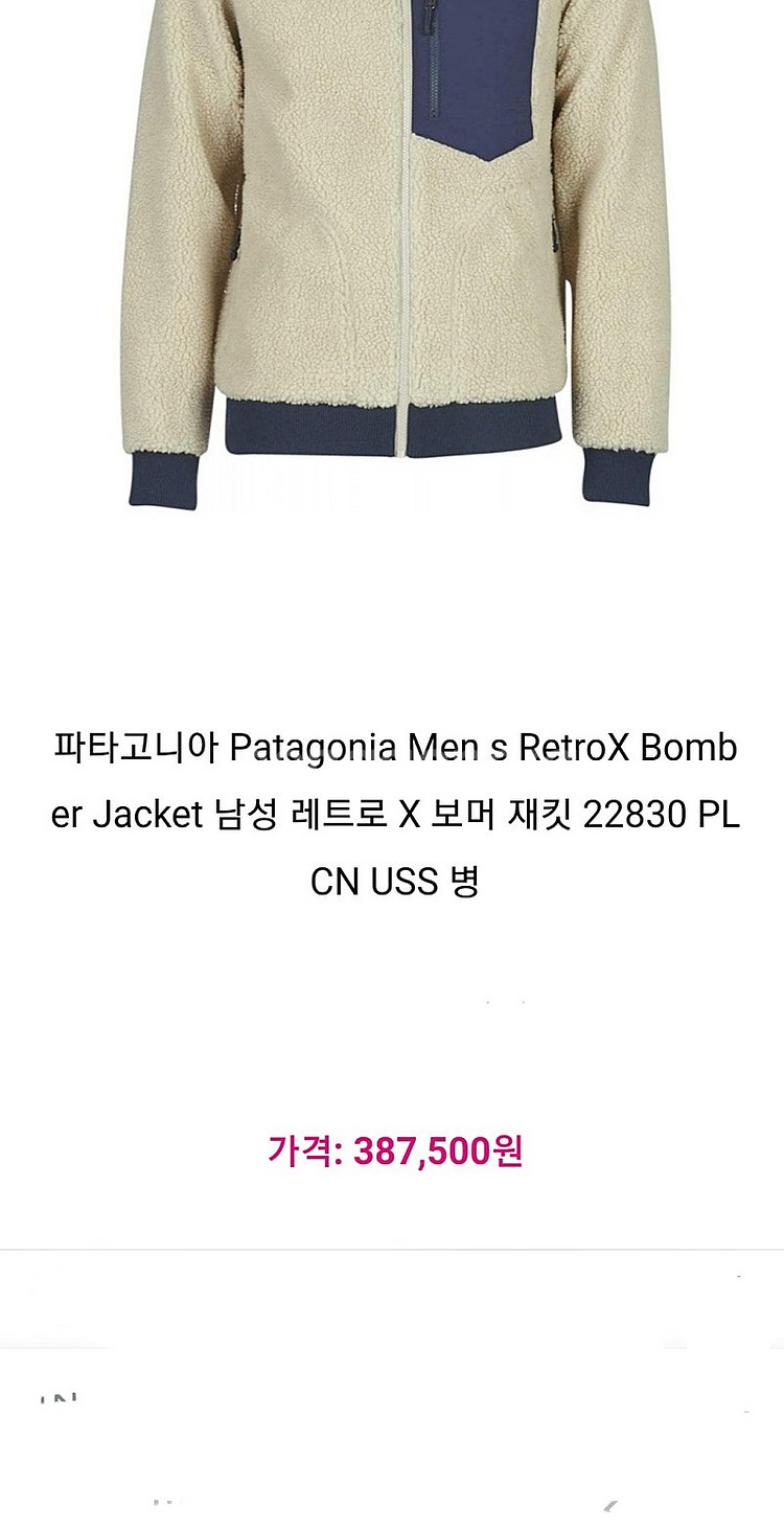 파타고니아 레트로X 봄버자켓 100/ 루이비통 크로스백...--2