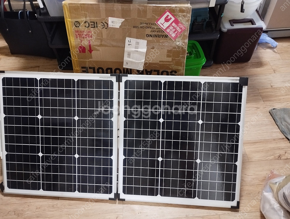 100W (2*50W) 편리한접이식 태양 전지 패널 1...--9
