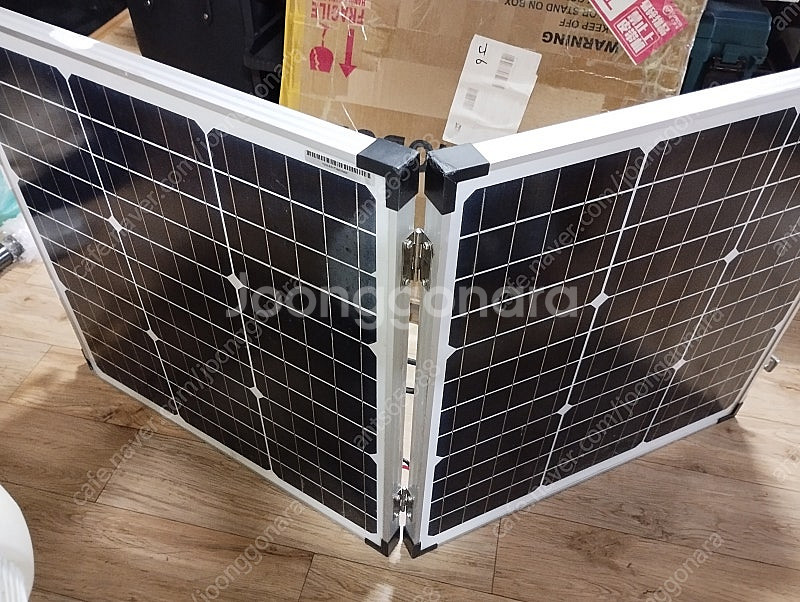 100W (2*50W) 편리한접이식 태양 전지 패널 1...--0