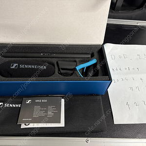 SENNHEISER MKE600 젠하이저 샷건 마이크