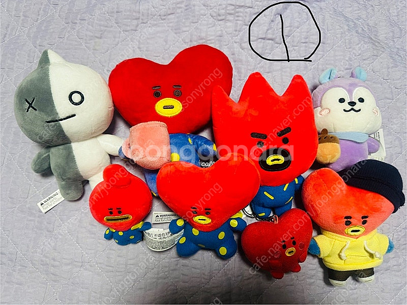 방탄소년단 BT21 라인프렌즈 인형--1
