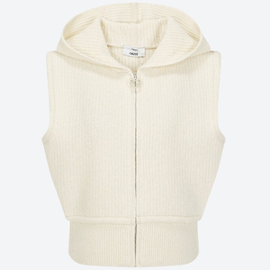 오브제 24FW 울 블렌드 후드 베스트 95