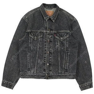 [M] 1992 Levis 70503-02 Black Denim Trucker Jacket 리바이스 빈티지 흑청 데님 트러커 자켓 90년대 블랙 90s