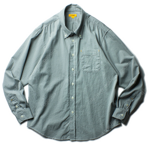 더레스큐 TWILL B/D SHIRT SEAFOAM BLUE 새상품 L