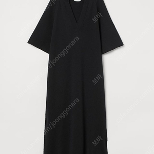 H&M 파인 니트 원피스 BLACK (XL)