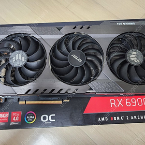 ASUS TUF RX6900XT 를 판매합니다