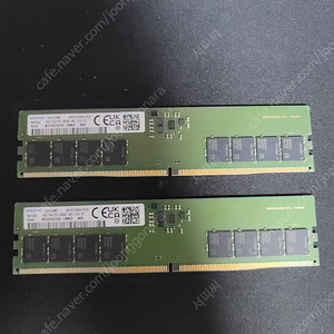삼성 DDR5-5600(PC5-44800) 16GB × 2장 팝니다.