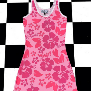 오마이티 THE HIBISCUS TANK DRESS IN PINK 원피스 S 사이즈 omighty o-mighty