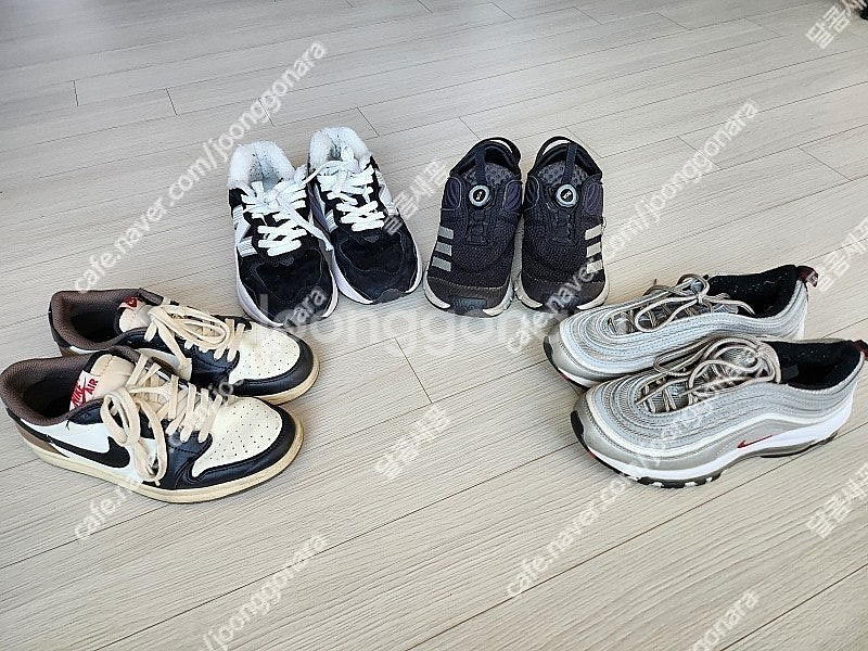 총4켤레 남자남아운동화 나이키 아디다스포함 225 230 235--0