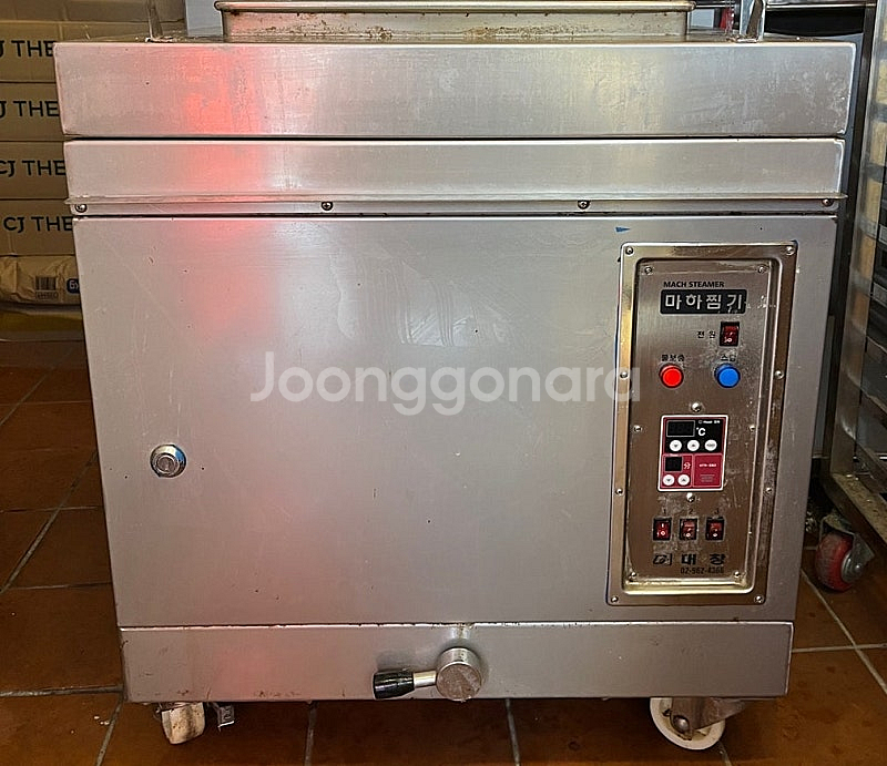 대창 마하찜기 만두 떡 찜기 전기 스팀 1구 10kw--0