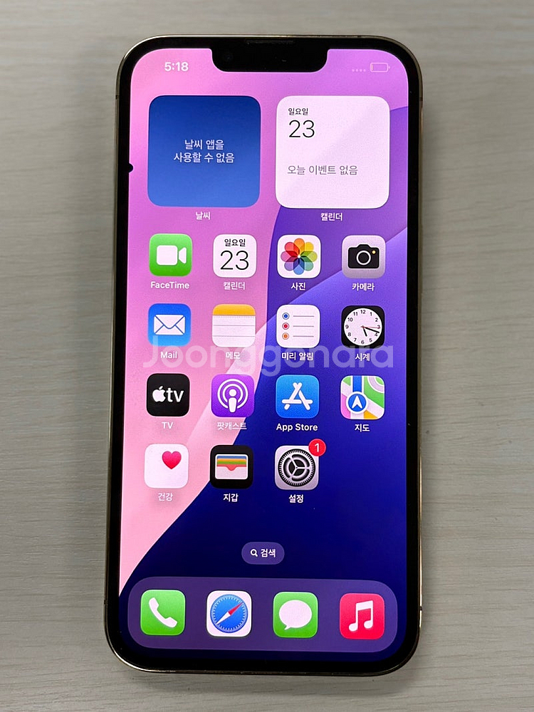 아이폰13프로 골드색상 256용량 외관상태좋은 꿀매물 ...--1