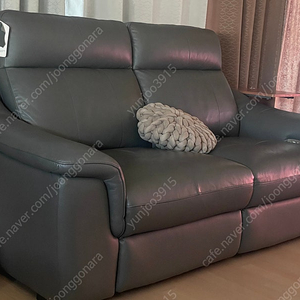 가죽 리클라이너 2인쇼파