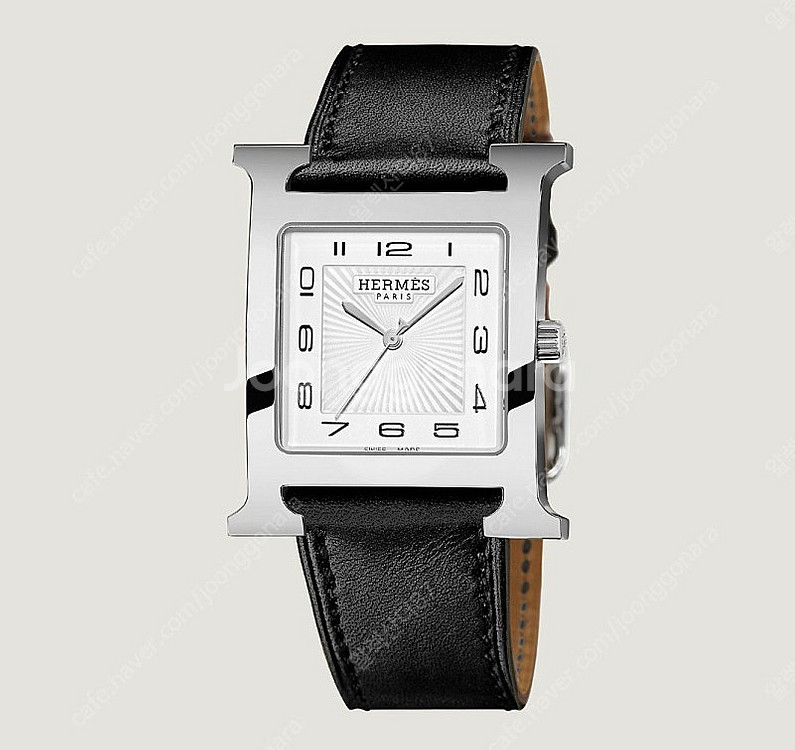 에르메스 Heure H 워치, 34mm 라지, 남성라인...--1