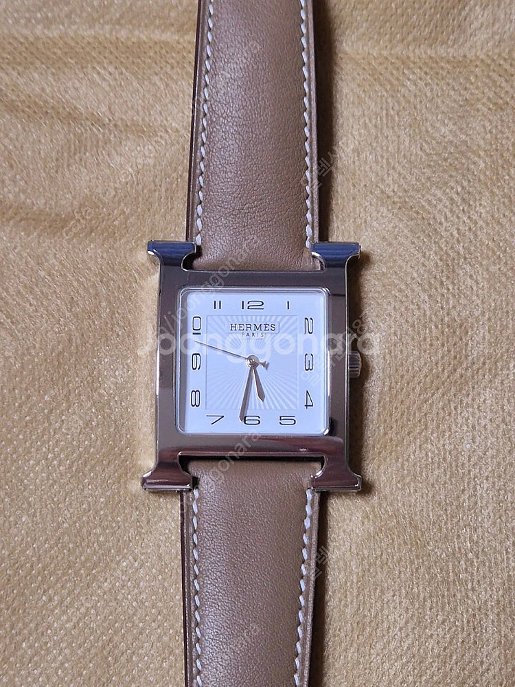 에르메스 Heure H 워치, 34mm 라지, 남성라인...--8