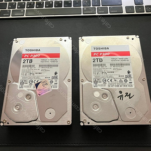 도시바 P300 2TB HDD 2개 팝니다.(사용감 적음)