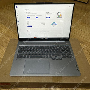 레노버 노트북 아이디어패드프로5i (i5-13500H,RTX4050,16GB) 팝니다