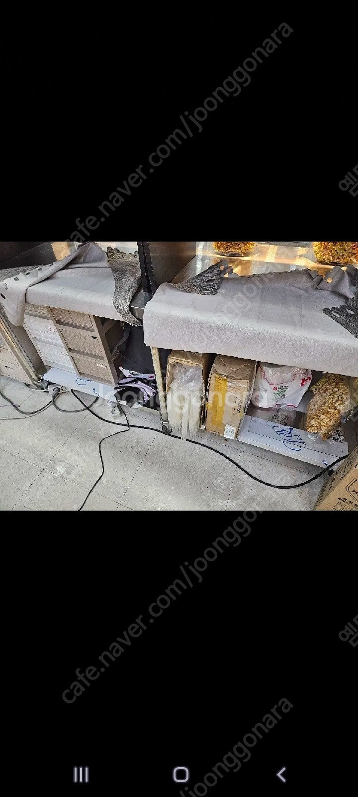 마트/백화점 행사용 매대, 작업대, 조명 등--1