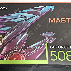 기가바이트 RTX5080 어로스마스터 팝니다