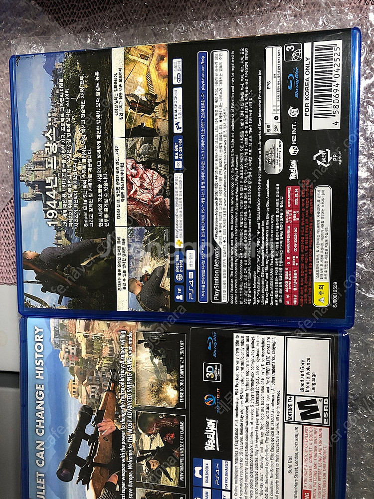 ps4 스나이퍼 엘리트 3+4+5 일괄 판매--2