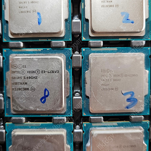 I7 4770급 E3-1230 V3, E-1231 V3 각각 팝니다