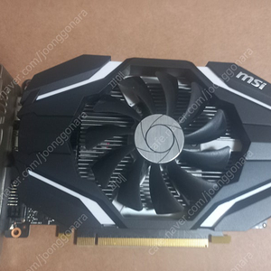 MSI gtx1050 무전원