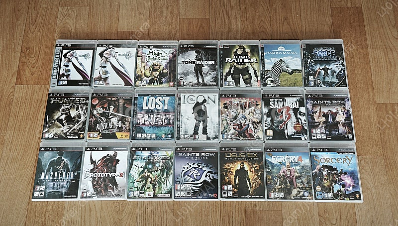 PS3 플스3 게임타이틀 3장이상택포 재정리했음 정발타...--2