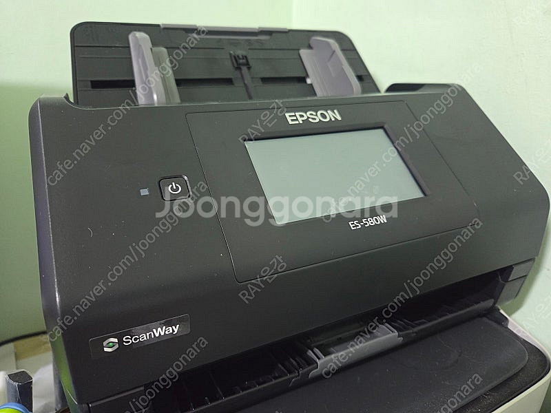 엡손 북스캐너 es-580w + 현대오피스 재단기--0