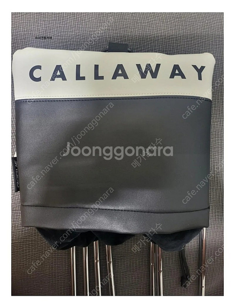 미개봉 캘러웨이 정품 아이언 올인원 가죽 통커버 블랙--2