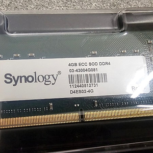 시놀로지 DDR4 ECC SOD 4GB RAM