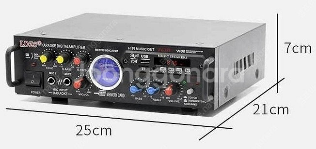 (2만원) 다용도 블루투스 앰프 AV-339BT - 고...--2