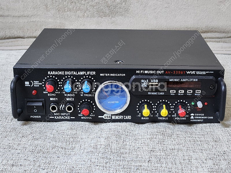 (2만원) 다용도 블루투스 앰프 AV-339BT - 고...--0