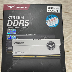 TeamGroup 팀그룹 DDR5 8000 CL38 XTREEM 블랙 패키지 서린 (32GB(16Gx2))