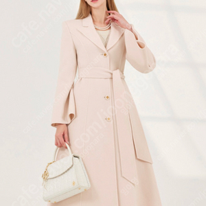 그레이스유 세티아 코트 아이보리 M (Settia Single Handmade coat Ivory)