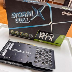 이엠텍 RTX 3060 RTX 3060 Storm X Dual OC D6 12gb 그래픽카드