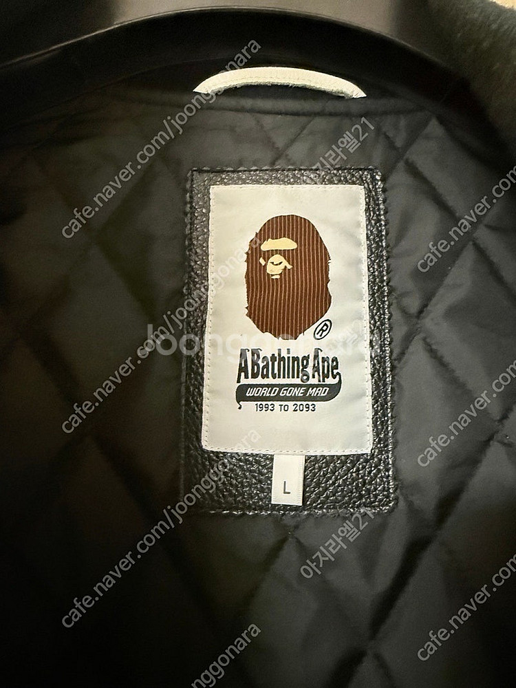 베이프 BAPE 바시티 자켓 L--2