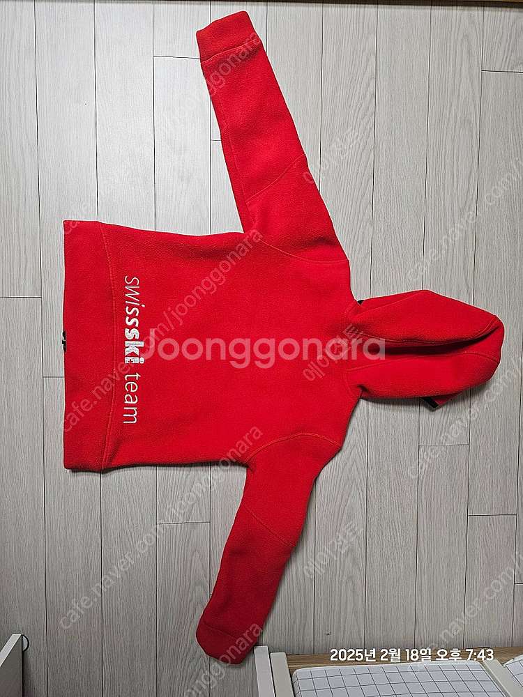 데쌍트 영에슬릿 스위스스키팀 래플리카 후드집업 130s...--1