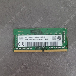 SK하이닉스 노트북 메모리 DDR4 8GB PC4-3200AA 판매합니다.