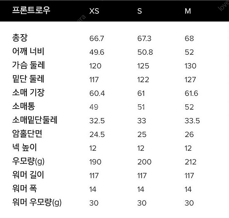 프론트로우 머플러 구스다운 패딩 점퍼 S 새제품 정가 ...--3