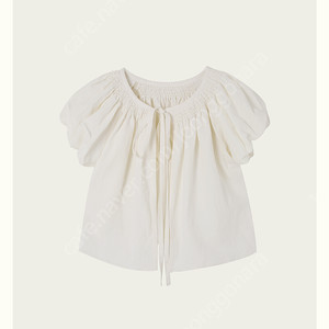 리본빛 Lona puff Blouse