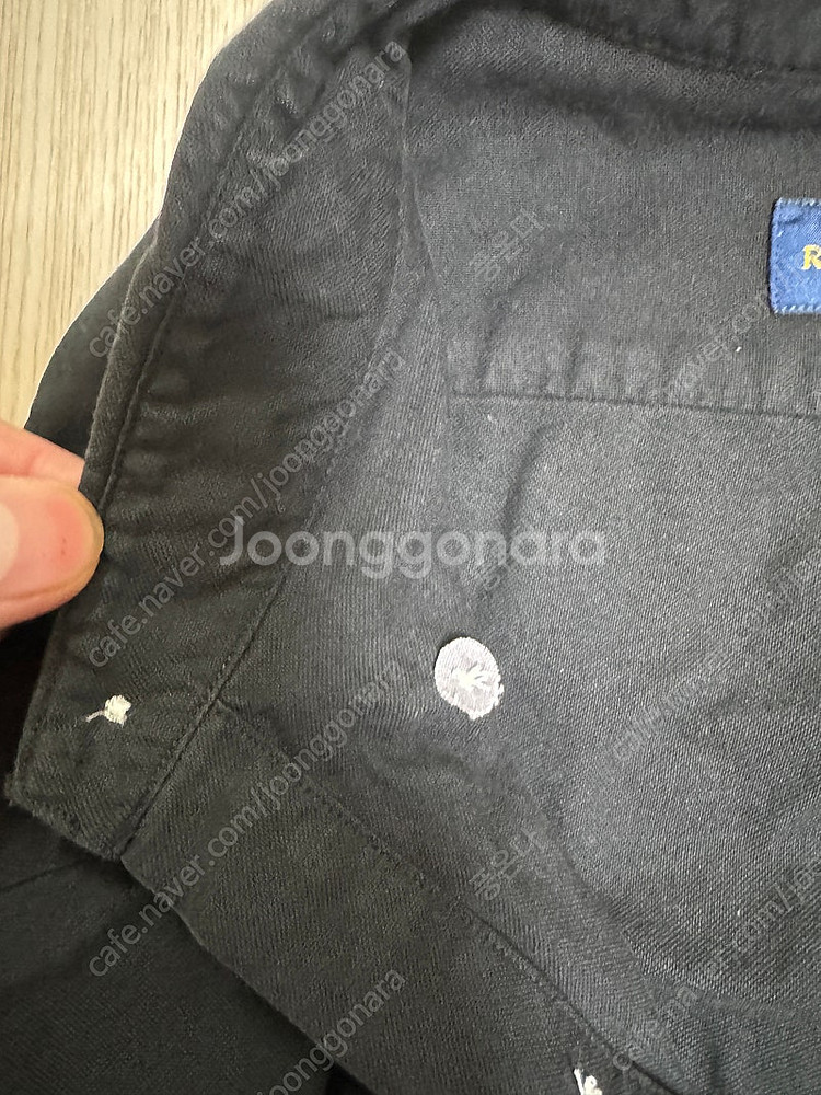 폴로 랄프 로렌 남성 클래식핏 가먼트 다이 옥스포드 셔...--5