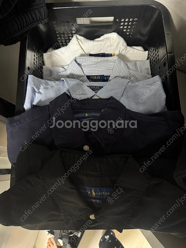 폴로 랄프 로렌 남성 클래식핏 가먼트 다이 옥스포드 셔...--9