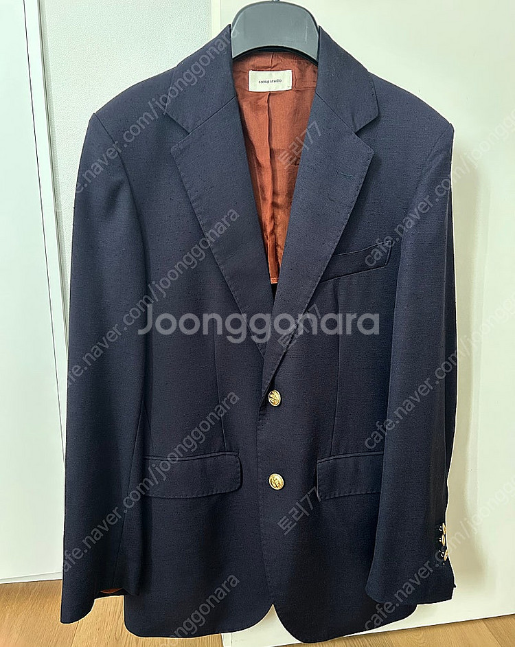 쏭스튜디오 스코틀랜드 린넨 자켓--2