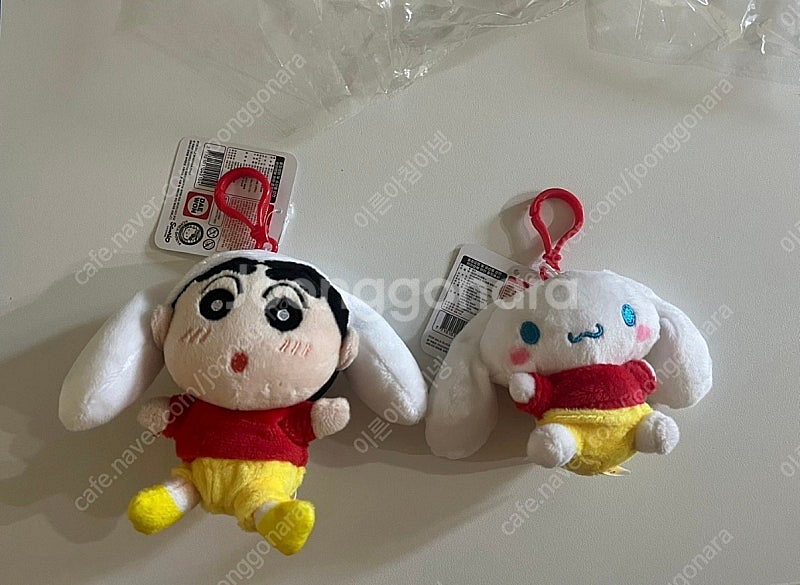짱구 시나모롤 이디야 인형 키링--0