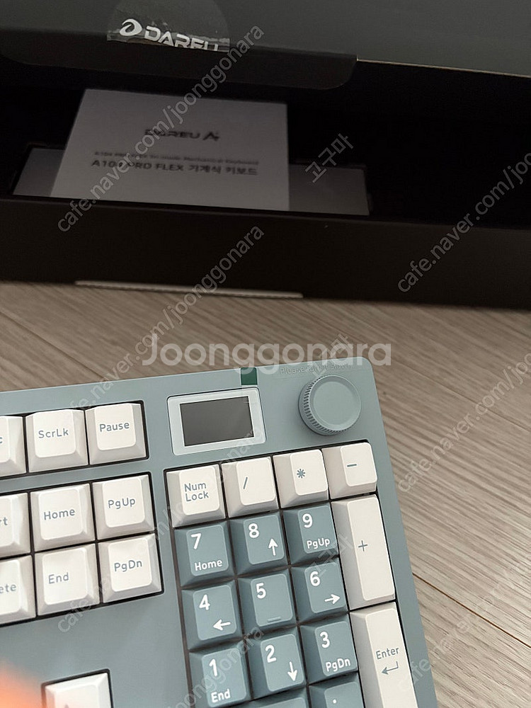 다얼유 A104 pro flex 스모키블루 저소음머스타...--1