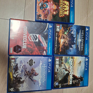 ps4 팻프린세스, 헬다이버스, 드라이브클럽, 고스트리콘, 호라이즌 제로던