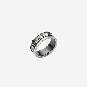 Diesel Dx1108 Stainless Steel Band Ring Silver